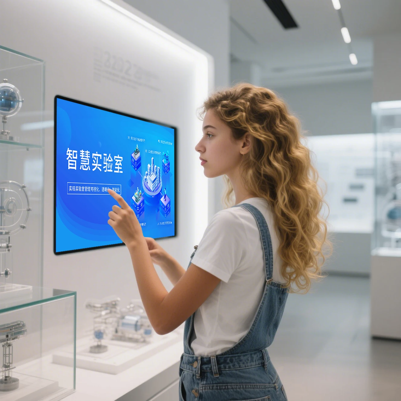 65 Inch Wall - Mounted Capacitive Touch Digital Signage - Impressive Visual Impact for Large - Scale Audience Engagement