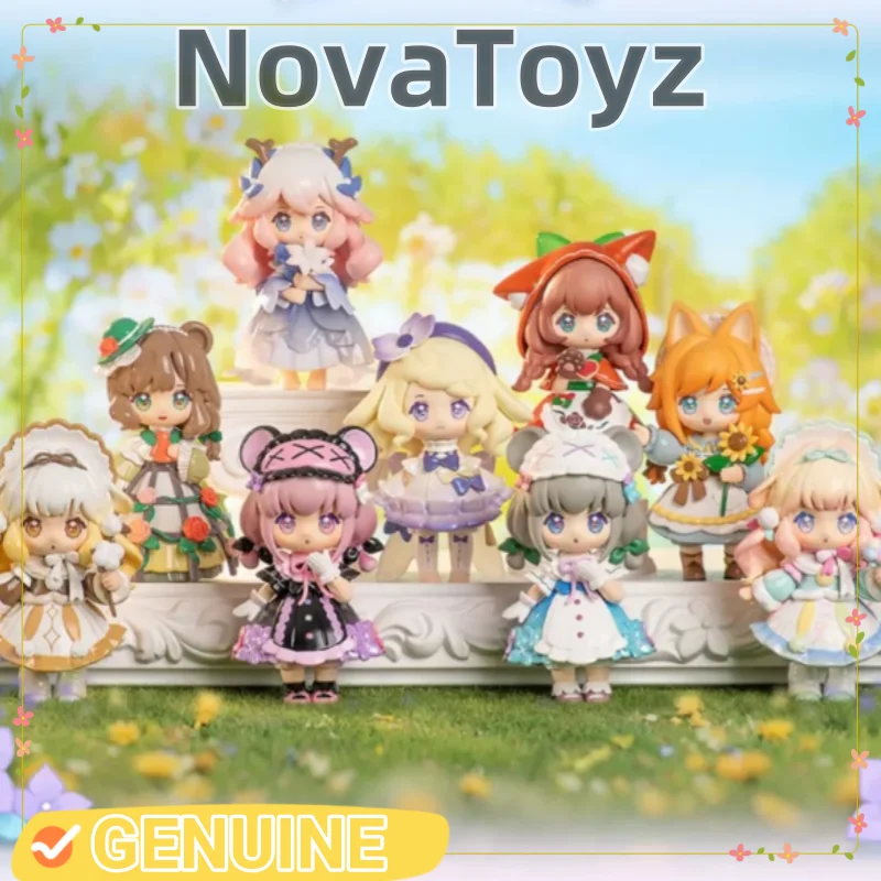 

Аутентичная глухая коробка, серия Baby Flower Realm, модное украшение ручной работы для рабочего стола, милая кукла-сердце для девочек, подарок на день рождения и праздник