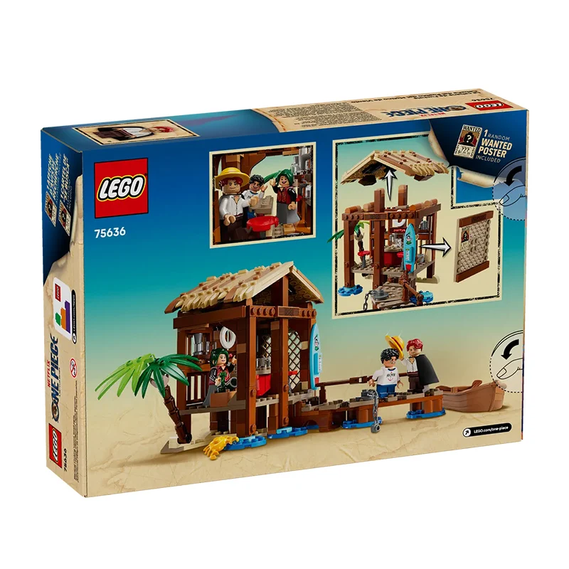 LEGO One Piece Series 75636 Windmill Village Cabin Model Anime Building Blocks Toy Gift