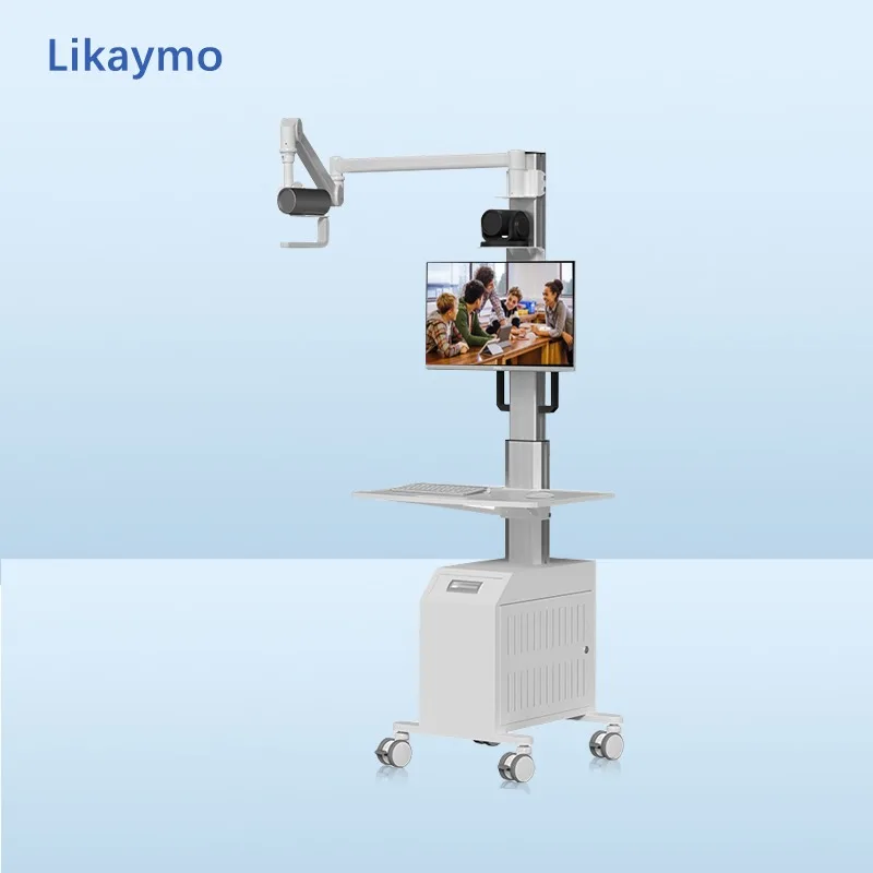 Smart Medical Cart Trolley with Camera for Remote Education