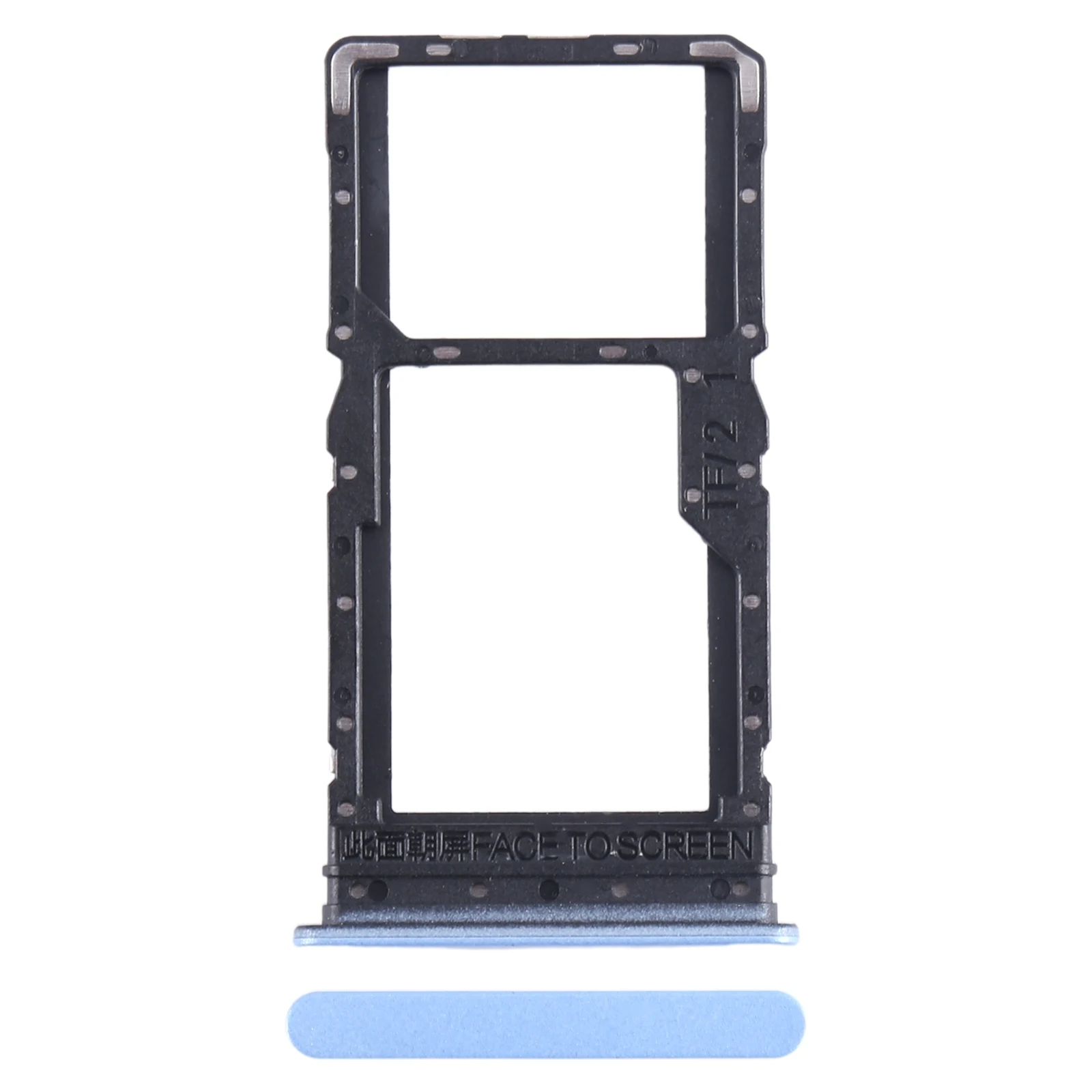 SIM Card Tray + SIM Card Tray / Micro SD Card Tray for Xiaomi Redmi 12 4G SIM Card Tray Slot Holder Drawer Phone Spare Part