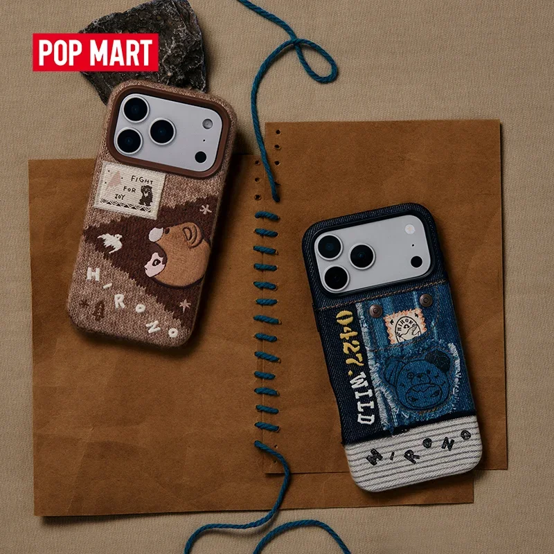 

POP MART Hirono Road Journal Series-Knitted/Patchwork iPhone Case for iPhone 17 Pro/ 17 Pro Max Genuine Mystery Box Blind Box