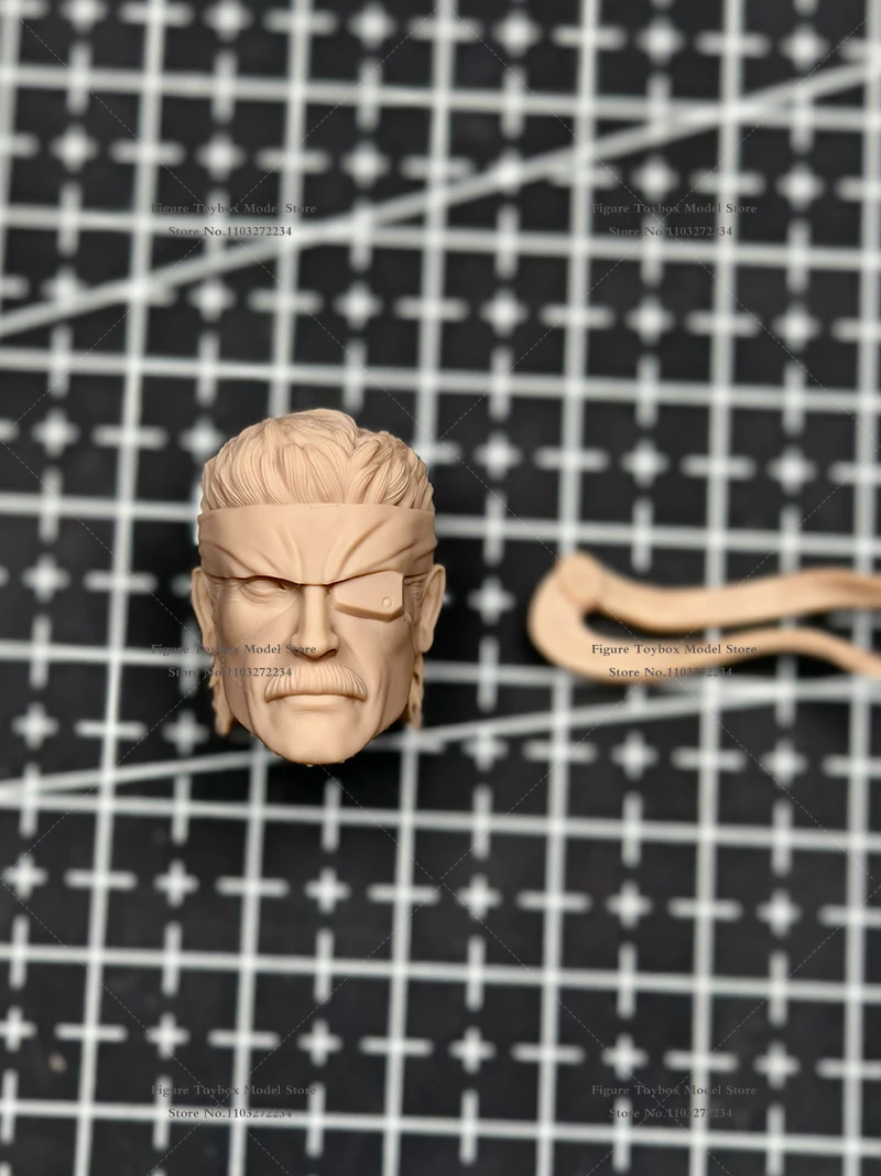 Figura de hombre serpiente sólida, cabeza sin pintar, película esculpida, tío León, modelo blanco, juguetes para 6 "Ml Shf Mezco Mafex Mcfarlane Body, 1/12