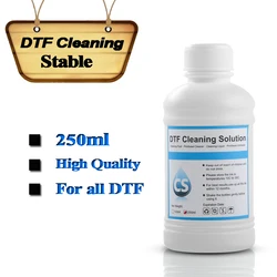 250ml DTF Cleaning Solution DTF Liquid For Direct Transfer Film For PET Film DTF Ink All Desktop Large Format DTF Printer