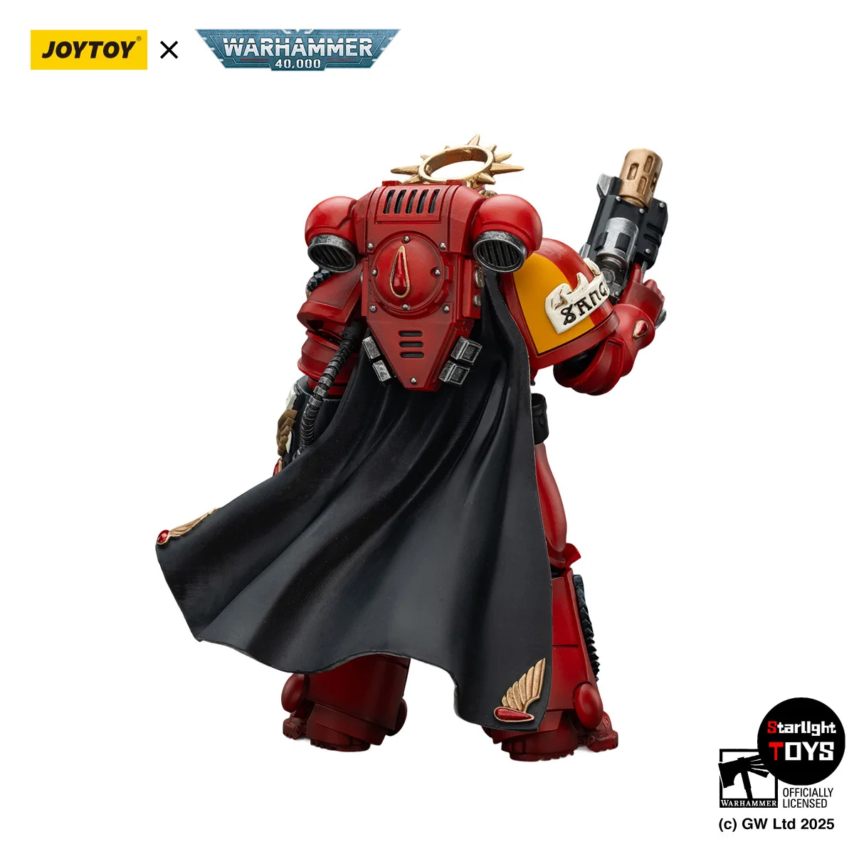 【JOYTOY】1/18 ألعاب مجسمة Warhammer 40K Blood Angels Captain مع مسدس جحيم وقبضة قوية