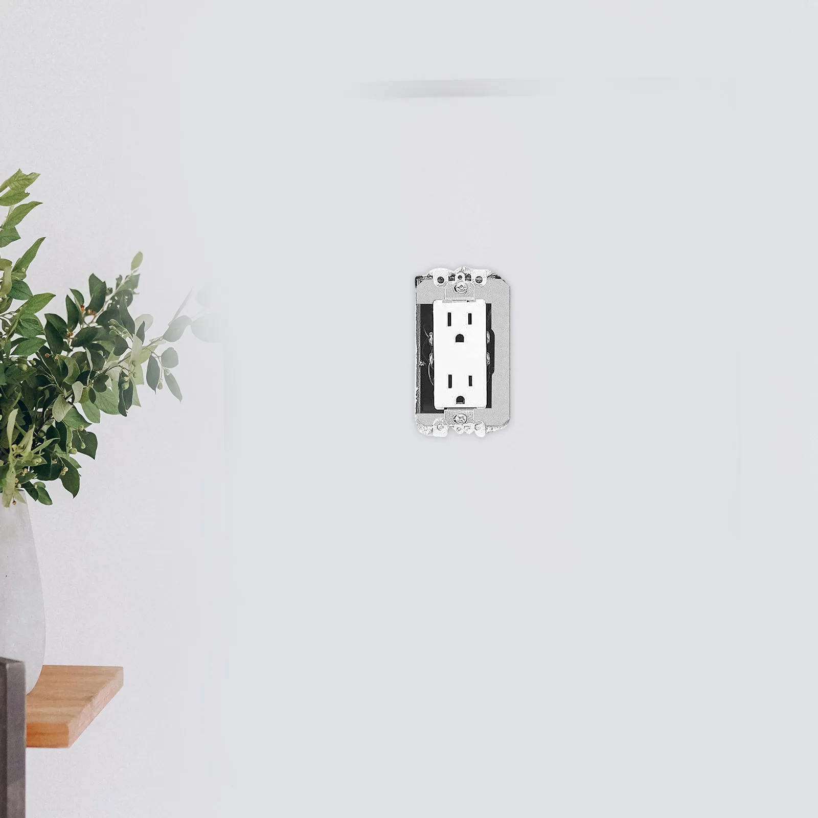 10 قطعة لوحة الحائط المعدنية الفواصل غطاء المخرج الكهربائي مستوي مفاتيح وعاء الحشوات فلوش تركيب ديكور المنزل #5