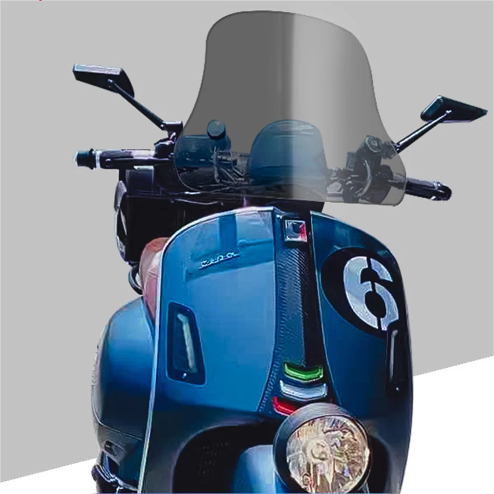 For PIAGGIO Vespa Gtv6 Motorcycle Accessories Windshield Hd Transparent Memorial Limited Edition