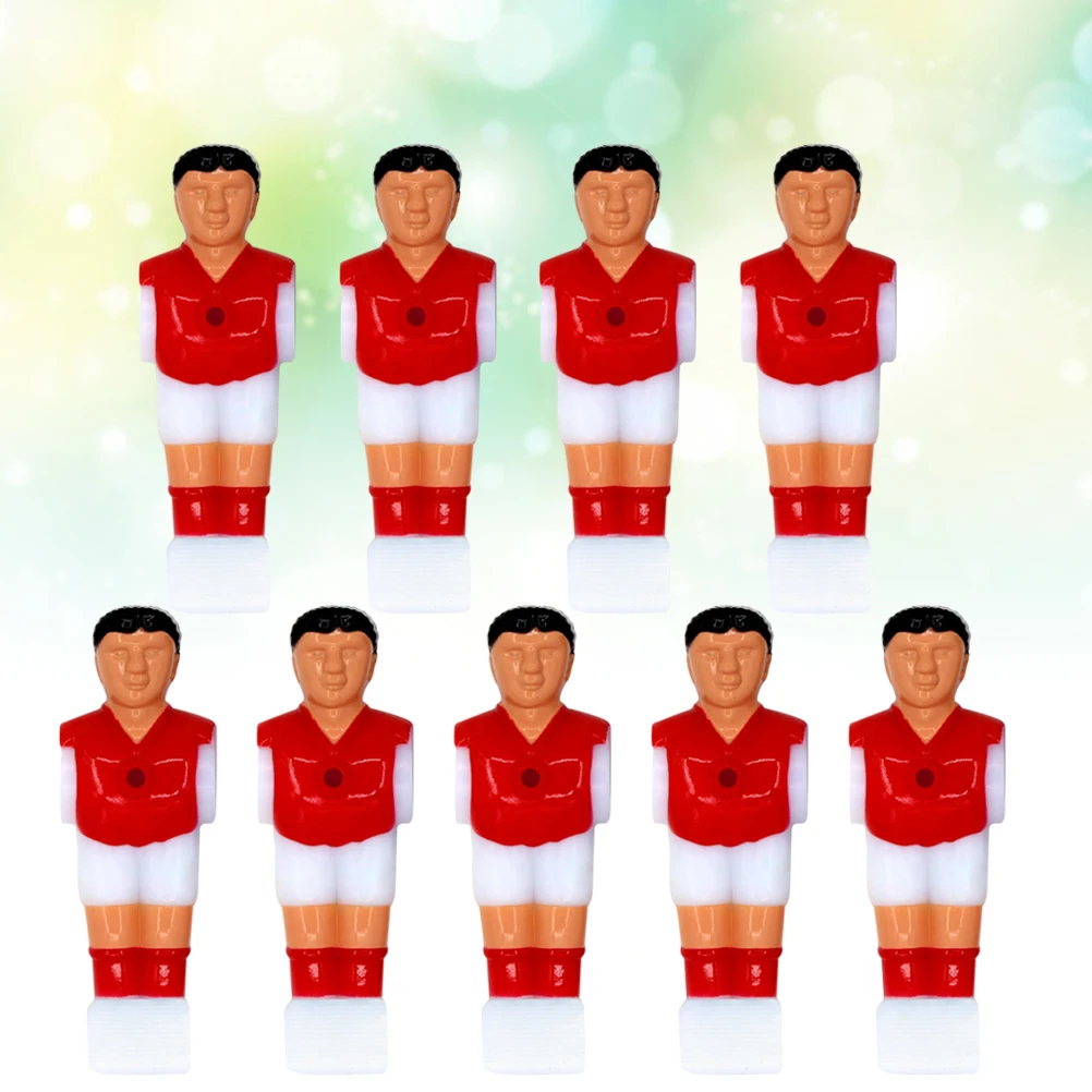 9 قطعة كرة القدم للرجال لاعب استبدال أجزاء البلاستيك فووسبالل لاعبين كرة القدم القياسية قضيب فووسبالل نمط البطولة