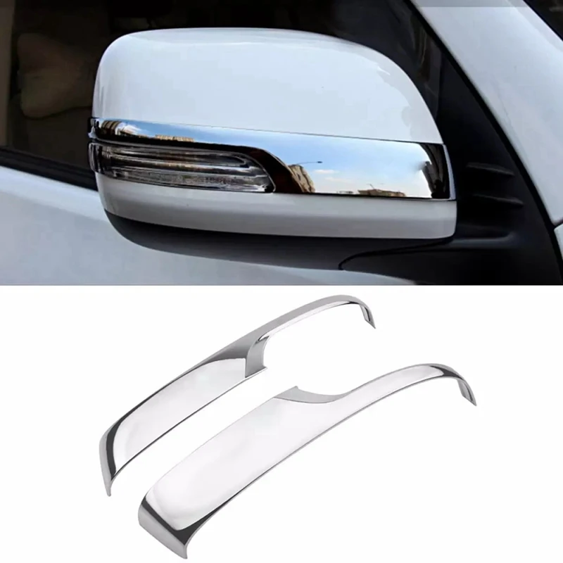 Mirror Cover Bright Strip Mirror Cover Decorative Strip Car for Toyota Land Cruiser Prado 150 2010-2020