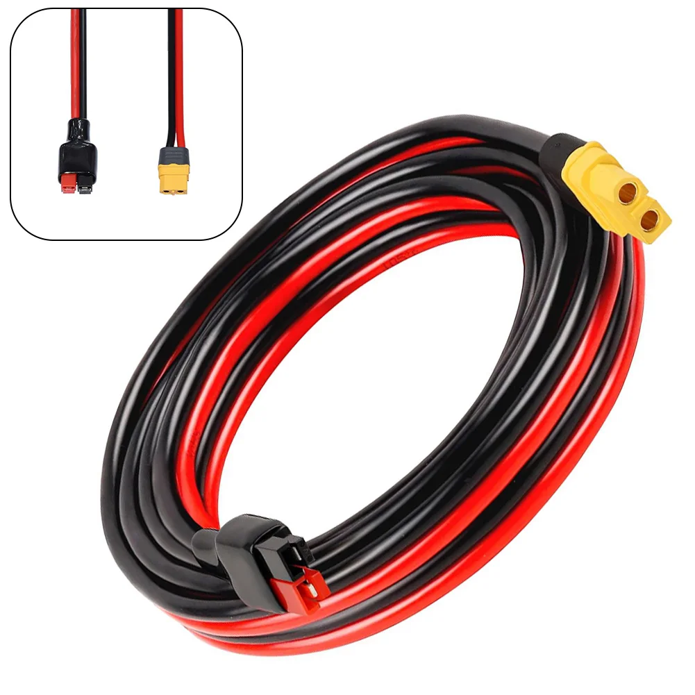 12AWG Adapter Cord RC Solar Connector Cable RC Applications Rugged Construction Silicone Wire Abrasion Resistant