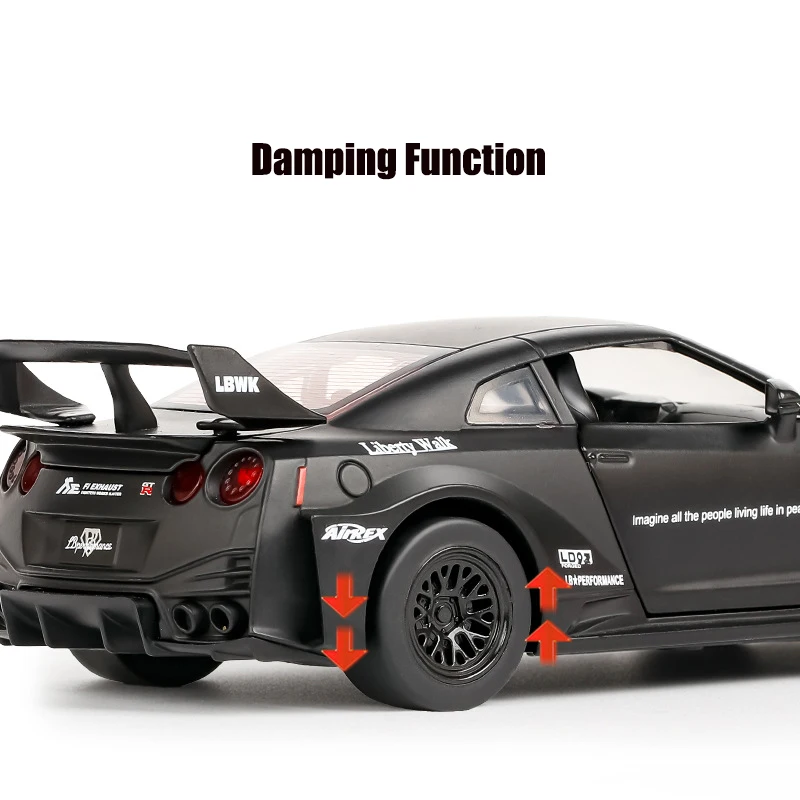 1:32 GTR CSR2 Simulation Car Model Metal Diecasts & Toy Vehicles Alloy Decoration Toy Global Limited Edition Children Boy toys