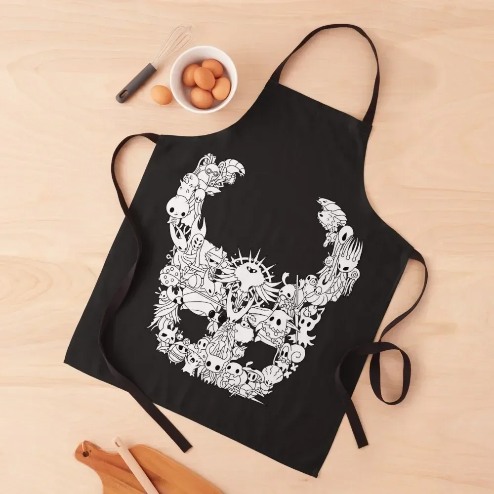 

Hollow Knight Inhabitants Apron Waiter Uniforms Kitchen For Men Kitchen Tools Accessories Barista Apron