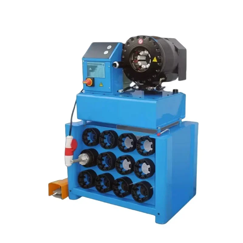 New Electric Hydraulic Tubing Pressing Machine Pipe Shrink Machine Greenhouse Hand Frame Steel Pipe Locking Machine Construction
