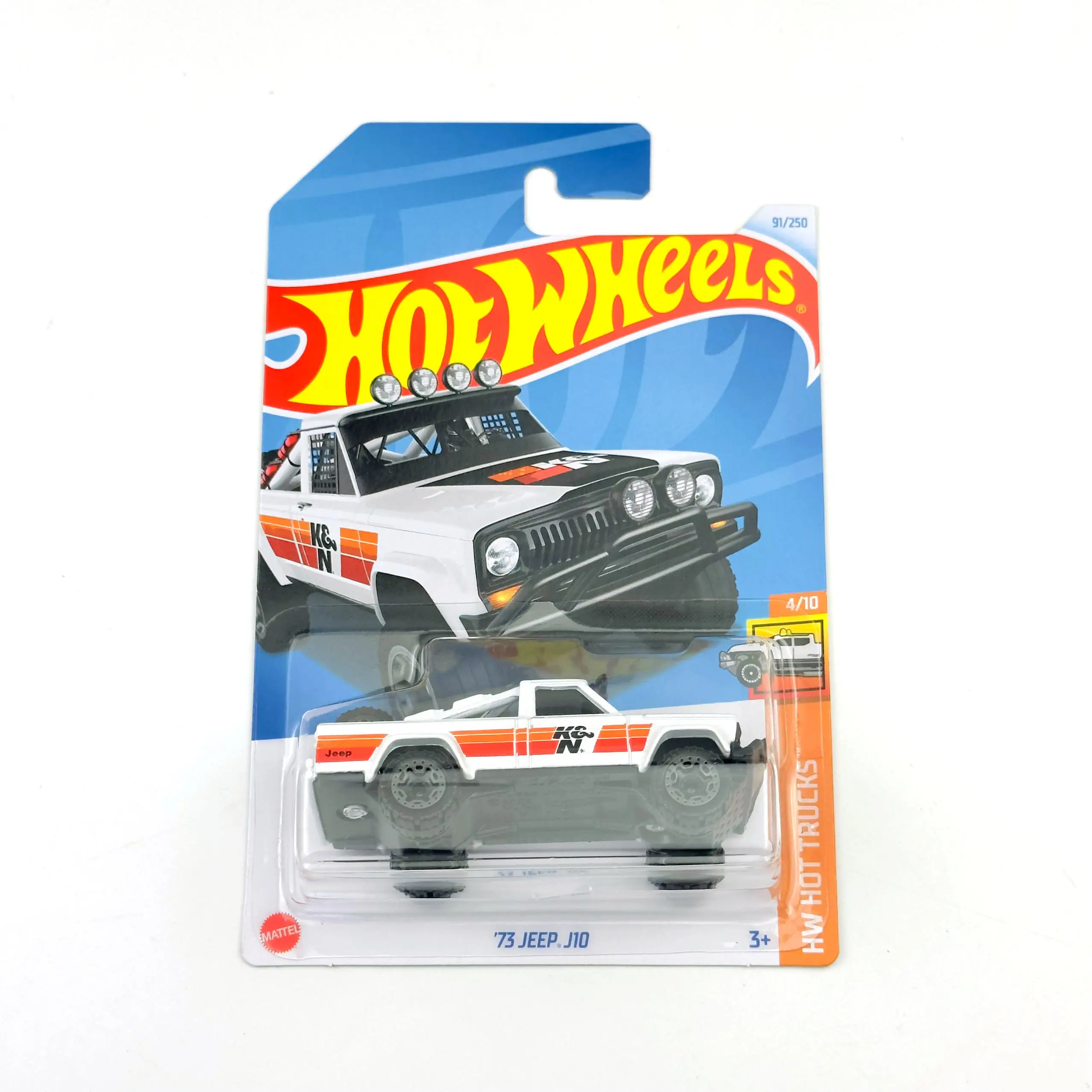 

2024-91 Hot Wheels Cars 73 JEEP J10 1/64 Metal Die-cast Model Cars Toy Vehicles