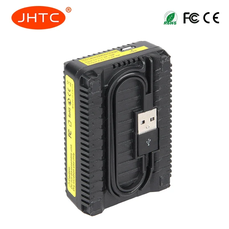 JHTC-cargador con pantalla LCD, LP-E17 LP E17 para cámaras Canon EOS 750D 760D T6i T6s M3 Kiss X8i 8000D LPE17 E17