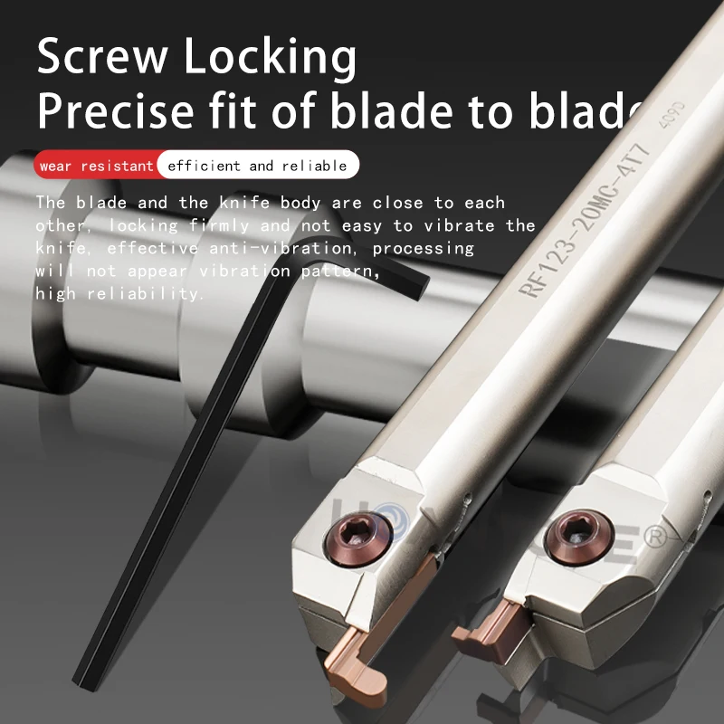 RF123 페이스 그루브 페이스 그루브 커터 모양의 보어 그루브 커터 7 모양의 그루브 커터 컷 그루브 커터 바 아크 그루브 커터