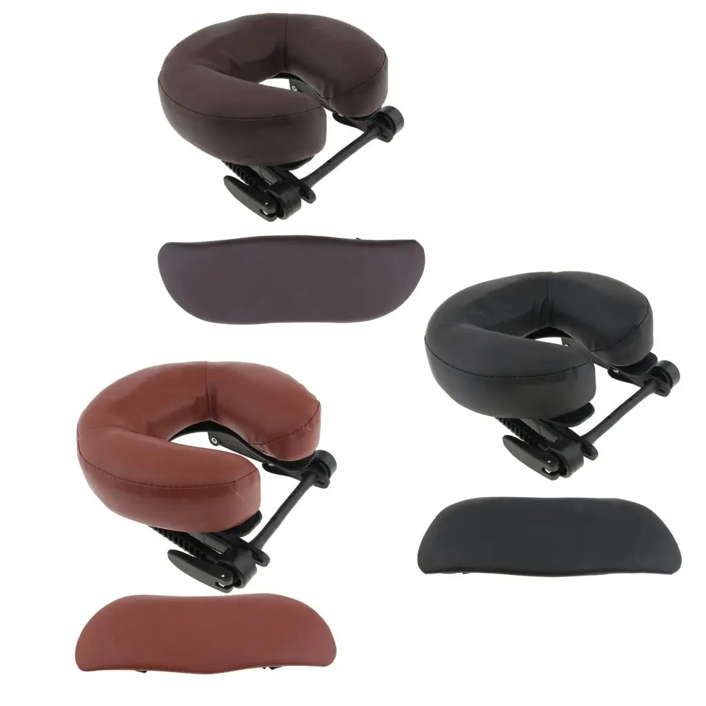 

U Shaped Massage Pillow Cushion Memory Foam Headrest with Arm Pad for Body Massage Bed Equipment