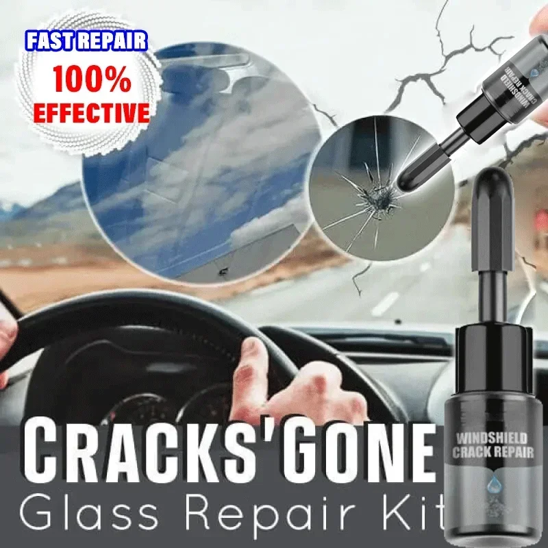 

Cracked Glass Repair Kit Windshield Kits Cars Window Tools Glass Scratch Repair Agent Adhesives Sealants Repair Kit