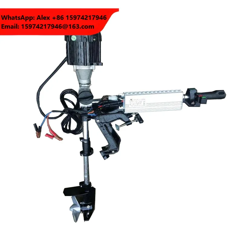 12V/48V 800W Electric Outboard Motor Propeller Fishing Inflatable Boat Motor Engine Thrust Portable Boat Outer Engine Propeller