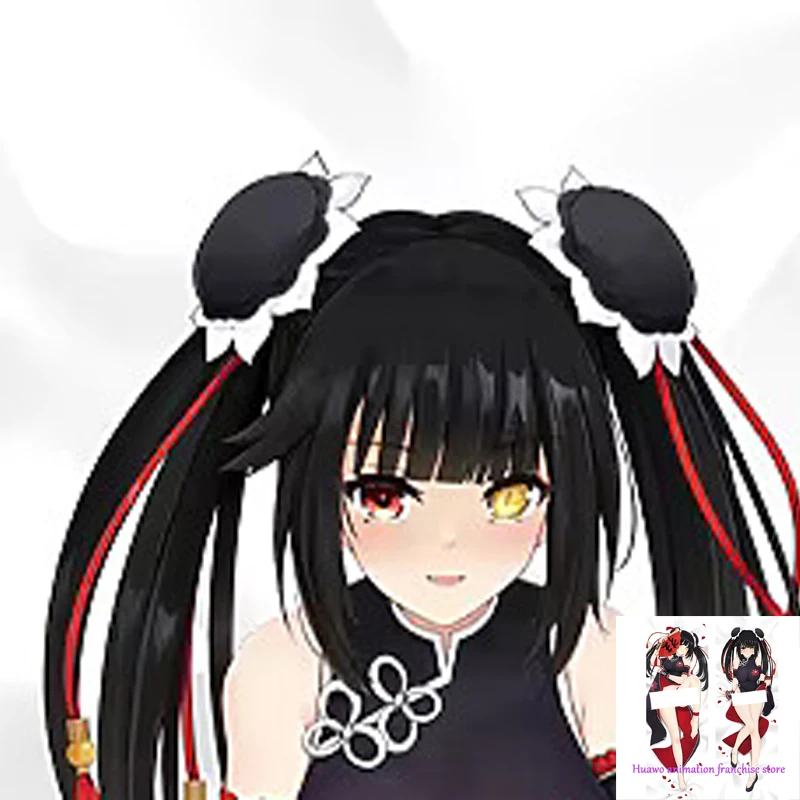 

Anime Dakimakura Pillow Tokisaki Kurumi 2-Side Print Pillowcase Hugging Body Cushion Cover Otaku Waifuristmas Decoration 2023