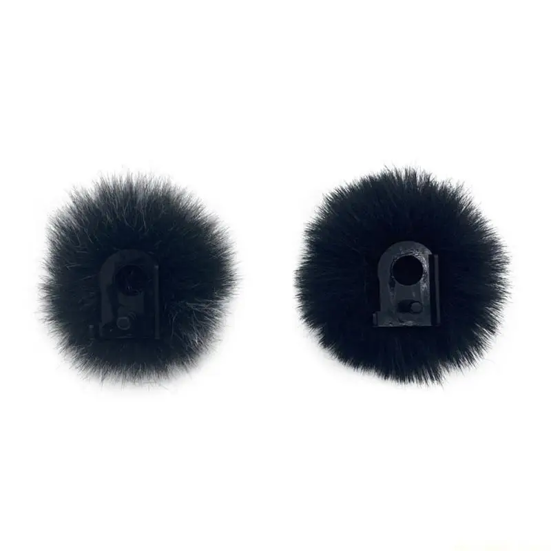 

F62C Lavalier Microphone Furry Windscreen Furs Windshield Wind Muff for LARK 150 Wireless Lavalier Microphone Accessories