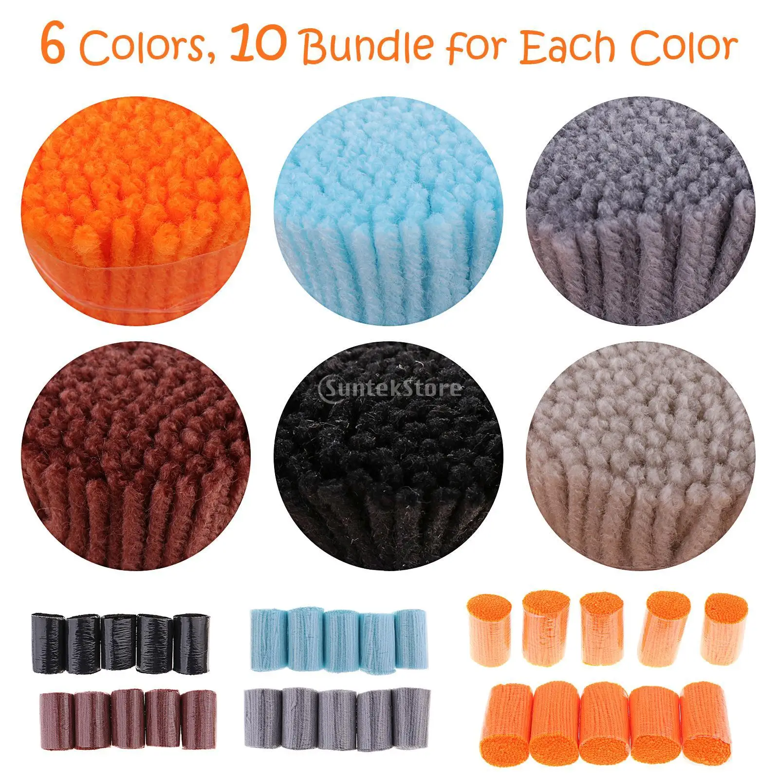 

DIY Latch Hook Rug Yarn Bundle - Crafting Thread for Creative Enthusiasts