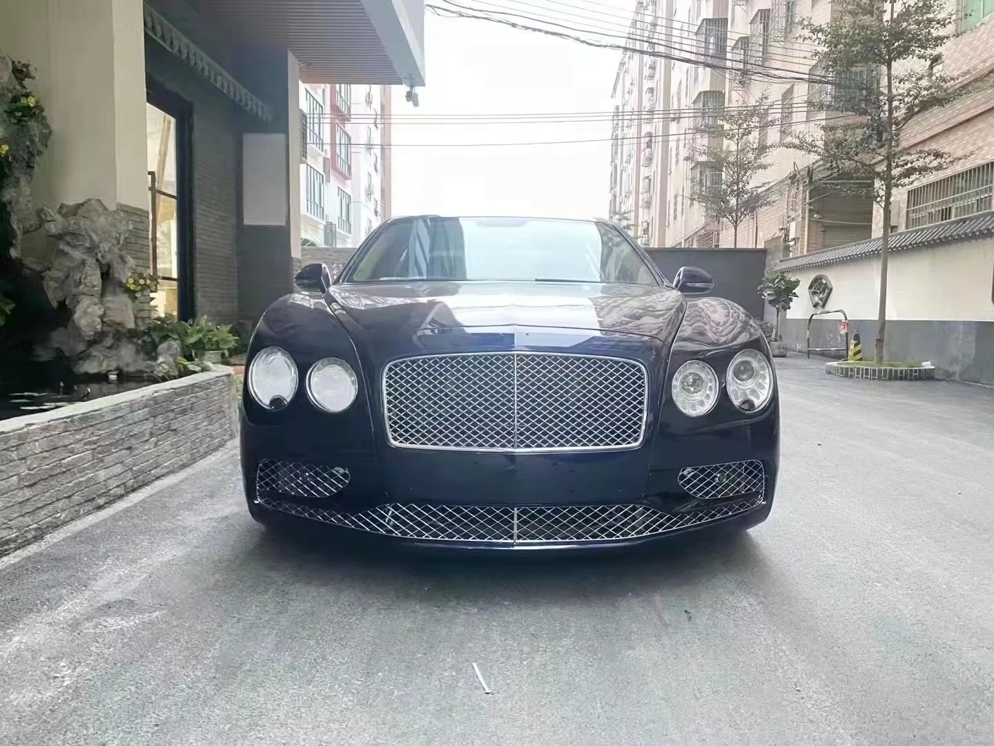 Flying Spur 08-16 Upgrade Retail 21-22 Surround Kit Front Bumper Headlight Taillight Old Model Change New