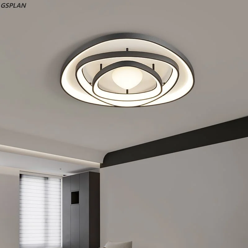 Plafonnier LED au Design Moderne et Minimaliste, Éclairage d'NikSimple, Luminaire Décoratif de Plafond, Idéal pour une Villa, une Cuisine, un Couloir, un Salon, une Salle à Manger ou une Chambre à Coucher