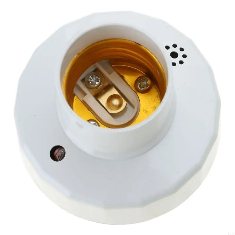 B2EF E27 Screw In Motion Activated Light Holder Motion Sensors Light Socket with Delay Timers for Home Illuminations Lighting