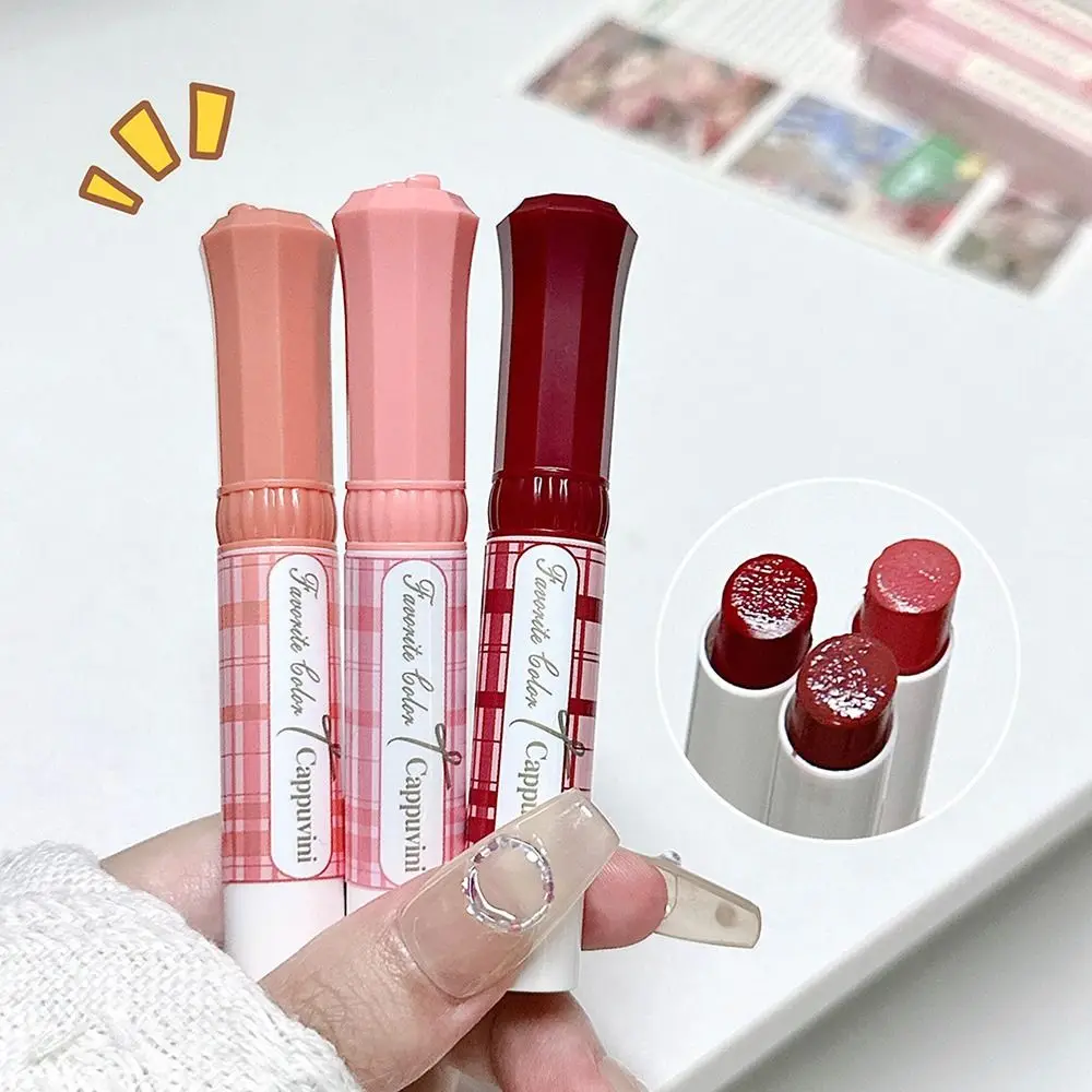 Portable Cute Bow Mirror Water Lip Gloss Moisturizing Waterproof Jelly Lipstick Long Lasting Translucent Lip Glaze Lip Makeup