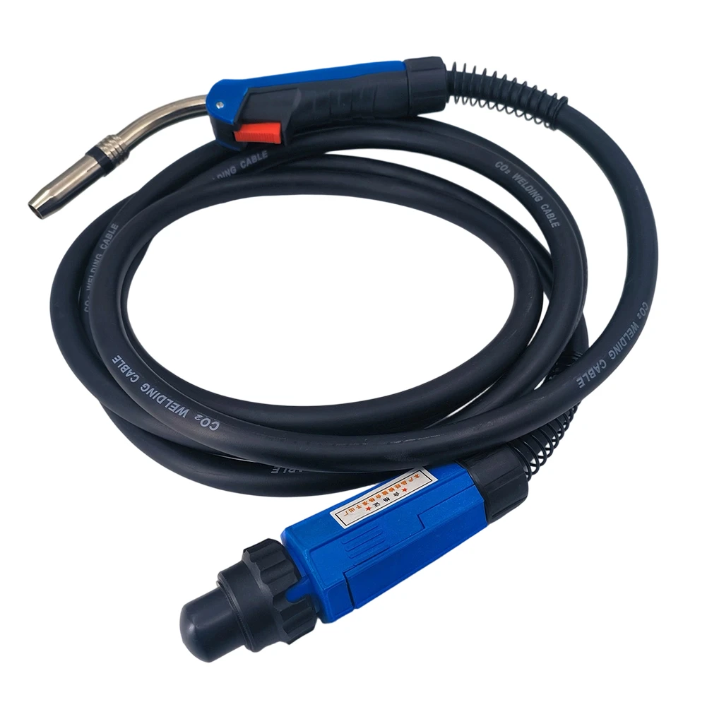 Palnik spawalniczy MIG 24KD chłodzony powietrzem, 250 A, z szybkozłączką Euro, 15 stóp/5 m, dla profesjonalnych producentów metalu, rok 2025.