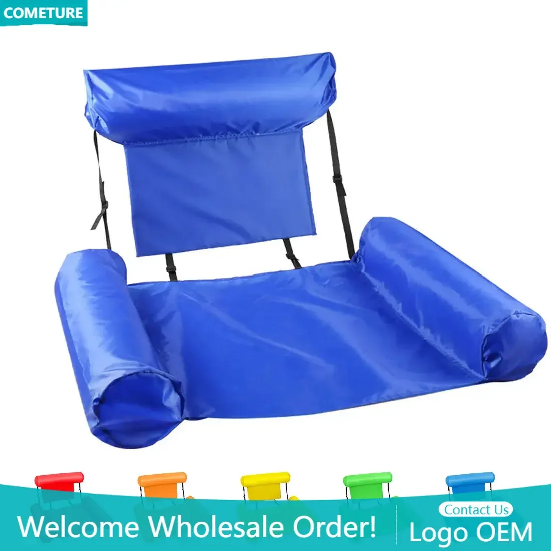 

Foldable Inflatable Floating Bed, Swimming Ring Floats, Lounge Chair, Sofa, Hammock