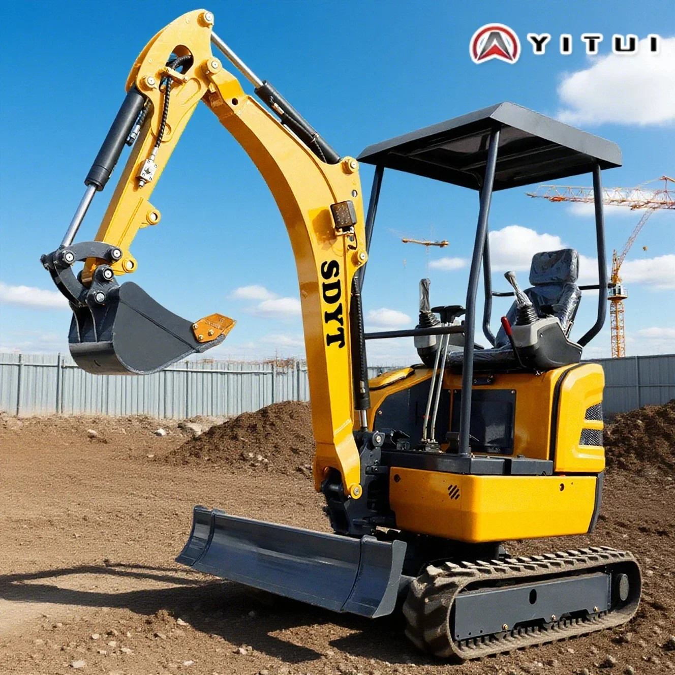 حفار صغير جديد مخصص 2 طن حفار زاحف ديزل Ce معتمد لآلات بناء مزرعة الحديقة 2025 #3