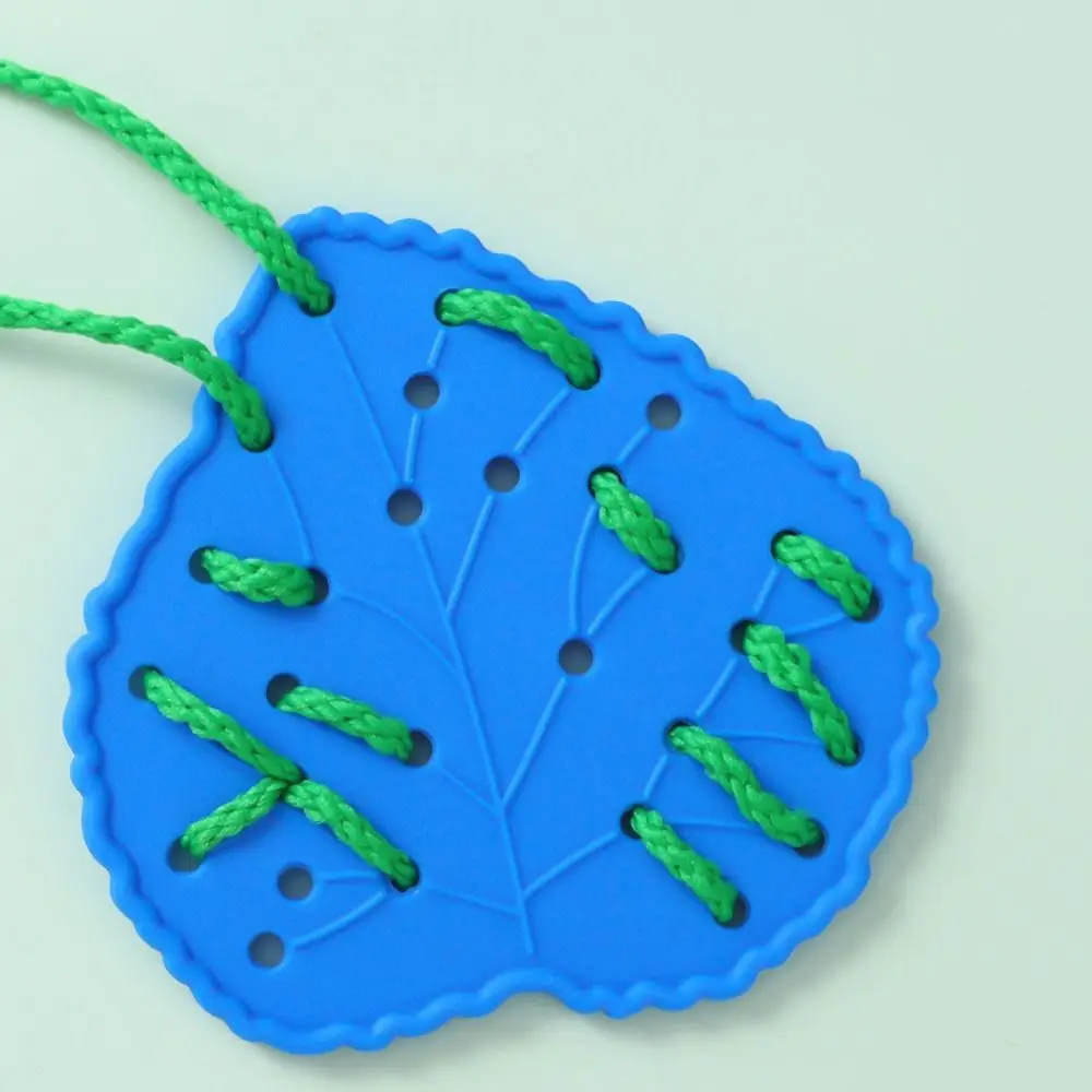 

Plastic Threading Lacing Toy Early Education Intelligence Development Baby Threading Games Cartoon DIY Lacing Learning Toy