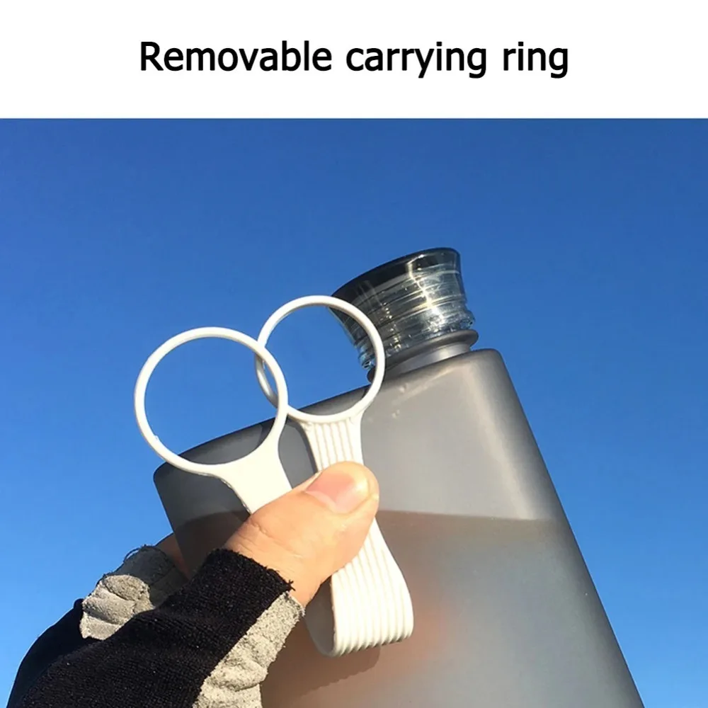 

High Quality Portable A5 Paper Cup Bottle Transparent 220ml Paper Pad Water Bottle AS Free Food Grade Flat Drinks Kettle
