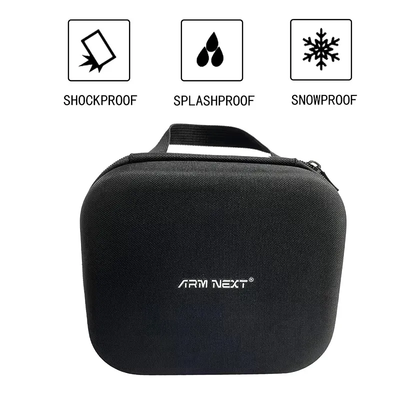 Double-compartment tactical headphone storage box, which can store shooting earmuffs and outdoor glasses at the same time.