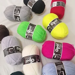 1 ball 100g Opal Uni 4ply Sock Yarn 75% wool, 25% polyamide/ Nylon Socks Knitting Yarn