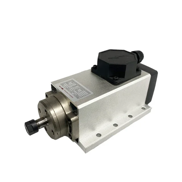 High Quality Air Cooled Spindle  Motor 1.5kw 220v 380v High Speed 18000RPM ER20 ER32 Spindle Motor With Flange