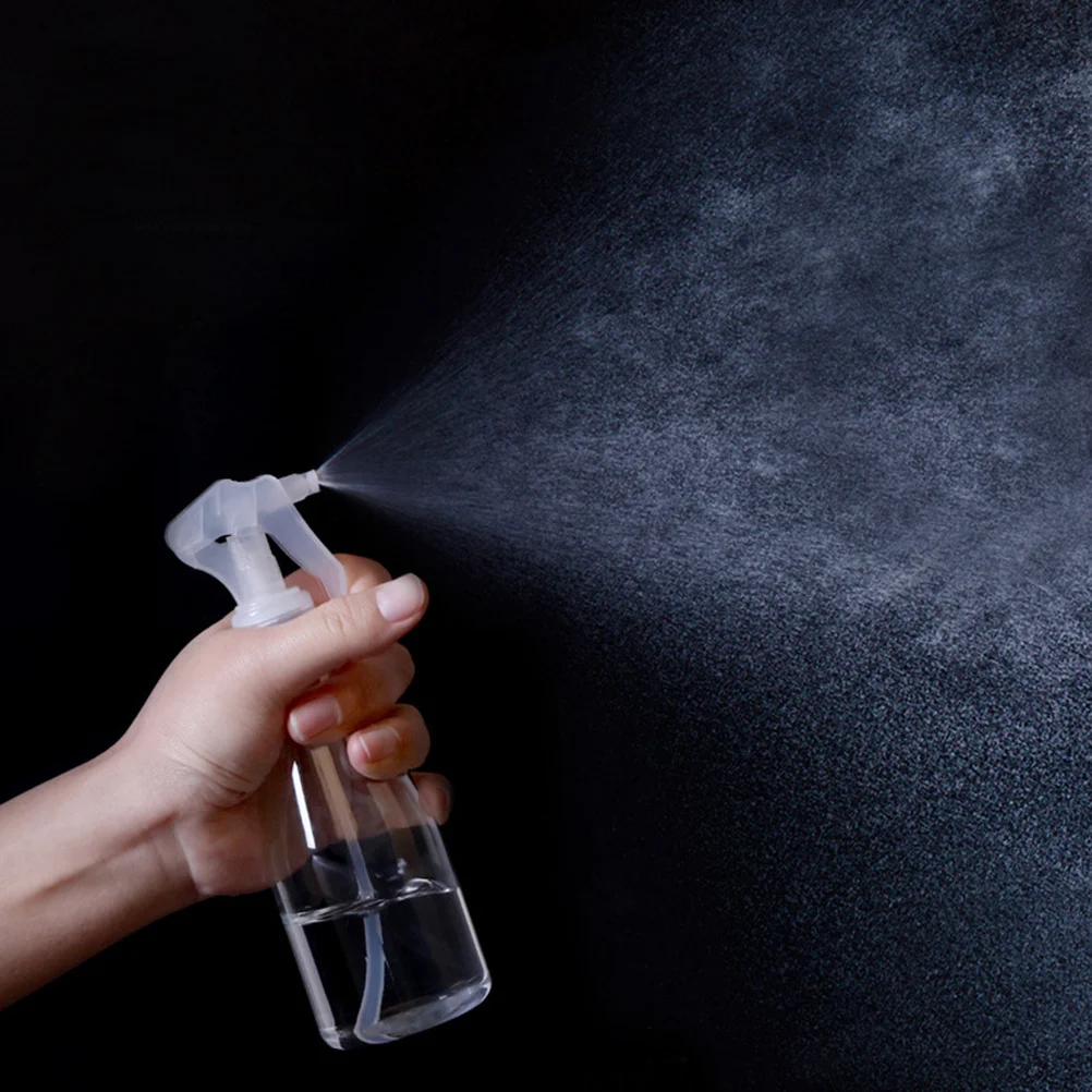 3 ชิ้นขวดสเปรย์แอลกอฮอล์แบบรีฟิลได้โปร่งใสเครื่องพ่นน้ำสำหรับดูแลพืชทำความสะอาดบ้านล้างหน้าต่างเหล็กเหล็ก