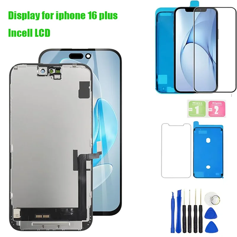 インセルlcdスクリーンディスプレイ-iphone-16-plus-16plus-lcdスクリーンディスプレイ-タッチスクリーンデジタイザーアセンブリ-a3290-a3289-a3291用