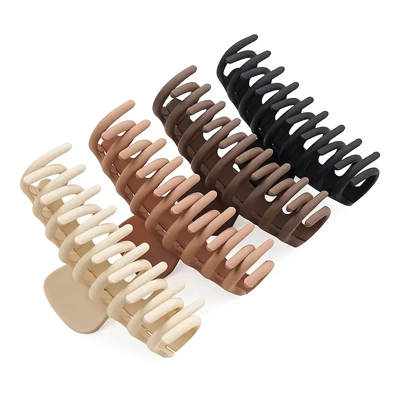 2PCS Hair Claw Clips 4 Inch Nonslip Large Crab Hairpins for Women Thin Hair Accessories Barrette Girls Hair Accessories Gifts