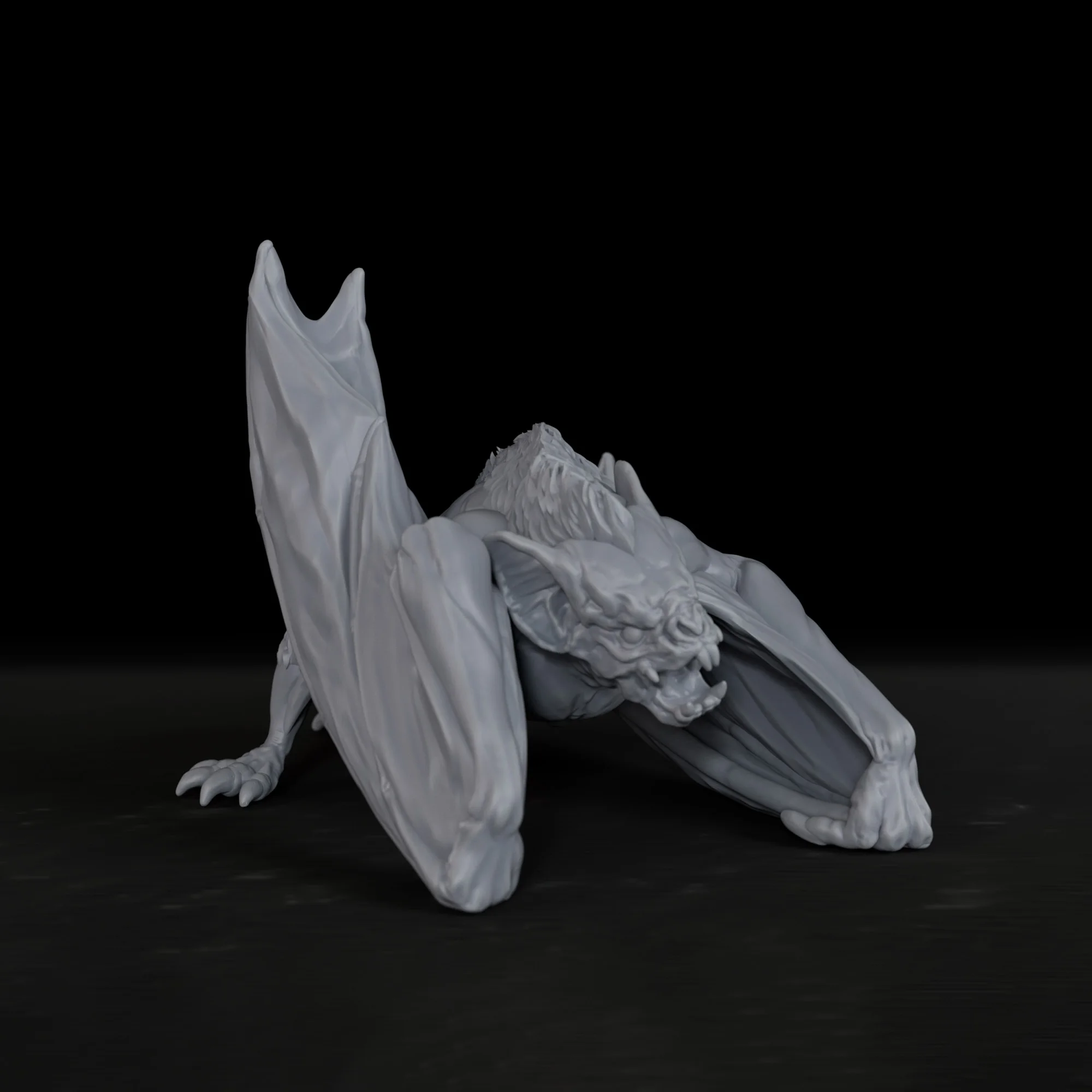 TTRPG Dire Bat Miniature Evil Creature, Tabletop Accessory for RPG Enthusiasts, Elevate Your RPG Adventures view 6