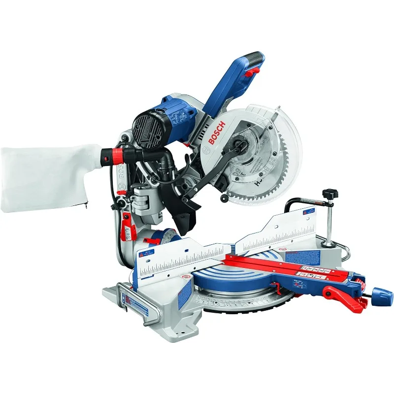 

BOSCH CM10GD Compact Miter Saw - 15 Amp Corded 10 Inch Dual-Bevel Sliding Glide Miter Saw with 60-Tooth Carbide Saw Blade