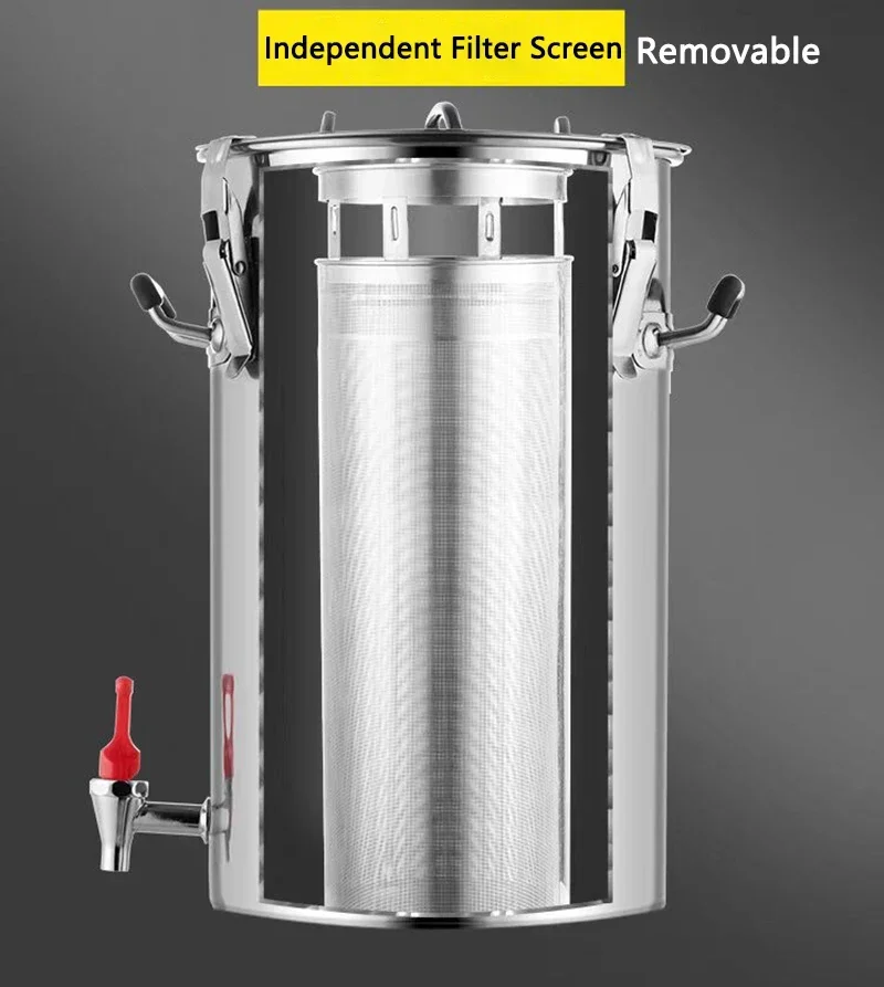 Commercial Free-Filtration Soybean Milk machine 22L Automatic boiling grinding filtering Soybean milk beating machine