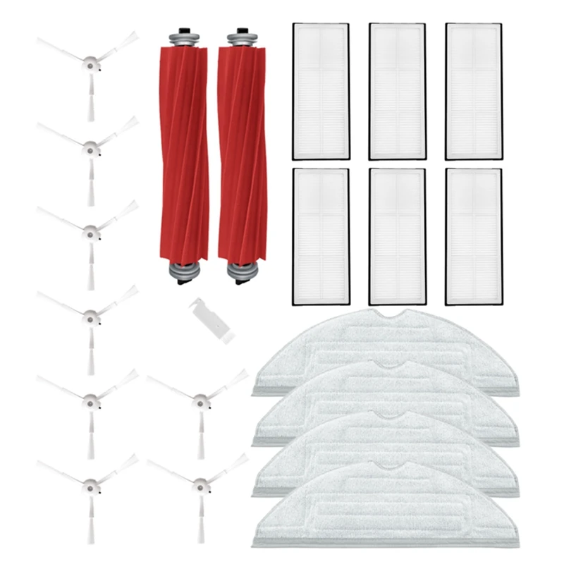

Для робота-пылесоса Roborock S7 Maxv Ultra, S7 Pro Ultra, запасные части, основная боковая щетка, фильтр Hepa, ткань для швабры