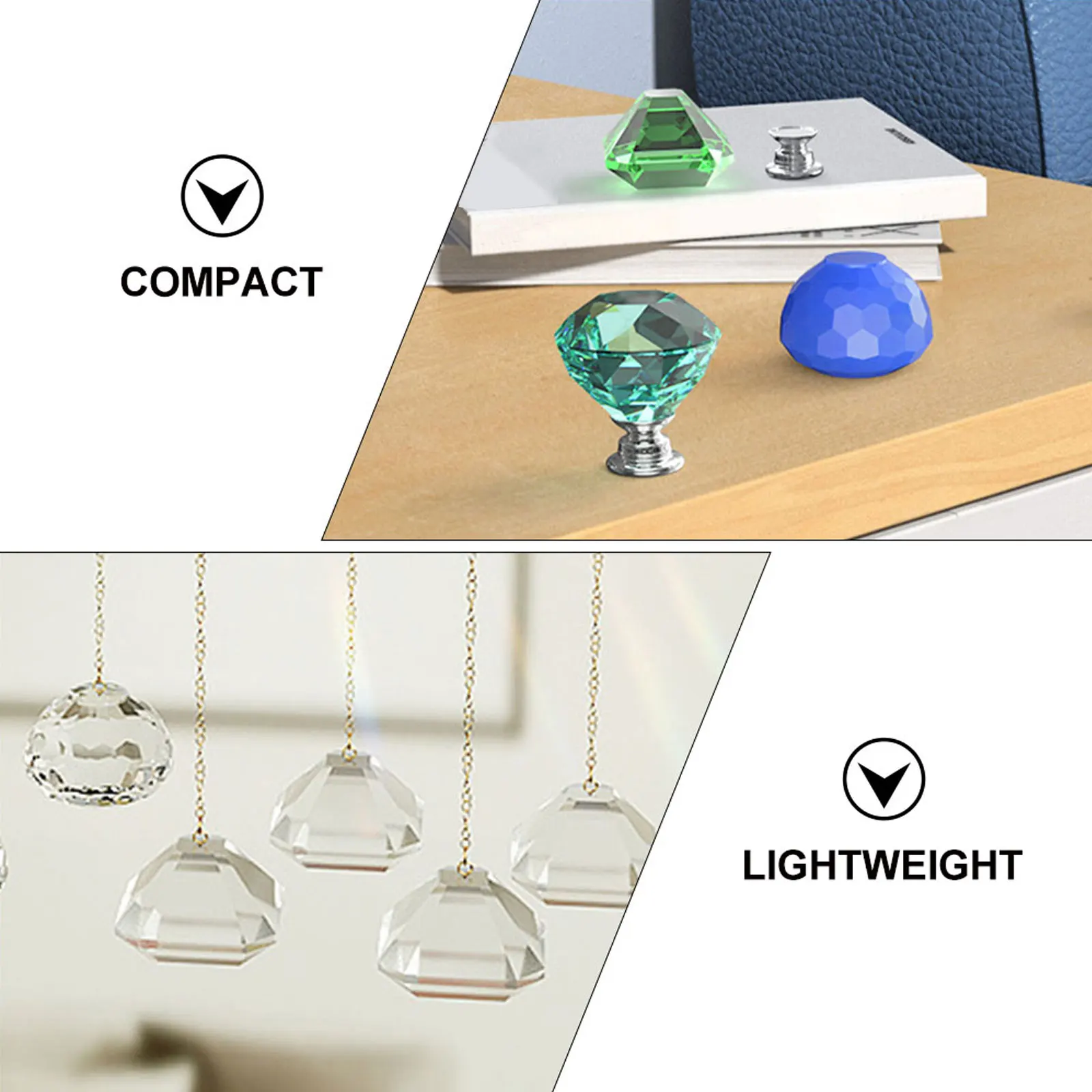 

1 set DIY Resin Mold Hexagonal Drawer Pull Handles Silicone Mold 25mm Screws Easy Storage Cabinet Knobs Jewelry Accessories