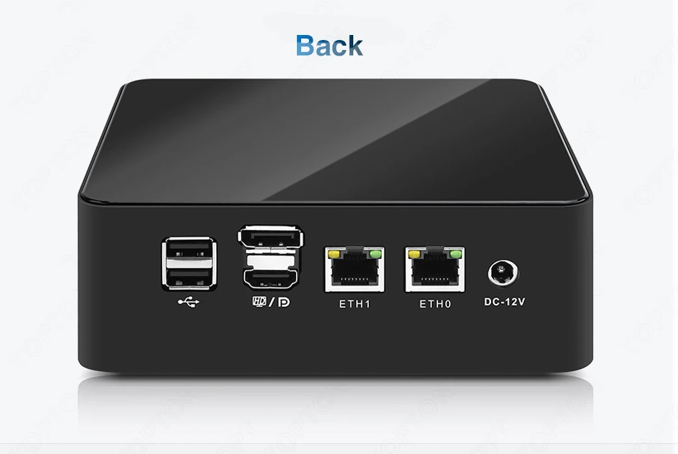 Topton Metal Office NUC NAS Mini PC Intel 3 N350 N95 Firewall Box Dual 2.5G LAN 2xNVMe DDR5 HDMI+DP+Type-C 3x4K HTPC Home Server