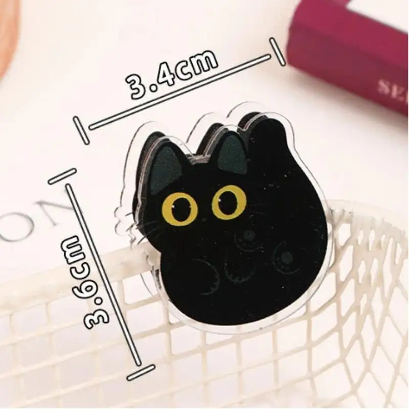 8 Stück Lebensmittel-Aufbewahrungsclips, kreative Snack-Clips, schwarze Katzen-Tütenclips, Gewürzbeutel-Frischhalteclips, feuchtigkeitsbeständig, niedliche Verschlussclips, Küchenhelfer – Detail 15
