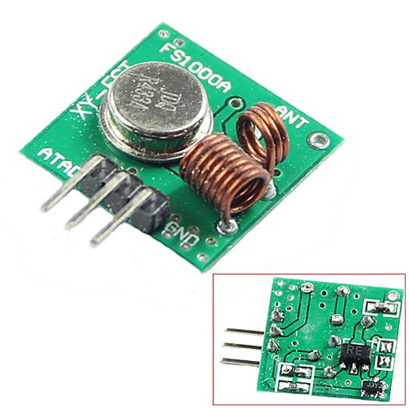 433Mhz RF Transmitter Receiver Modules Super Regenerative Wireless Chip For Arduino/ARM/MCU WL 433Mhz Transmitter Receiver Board