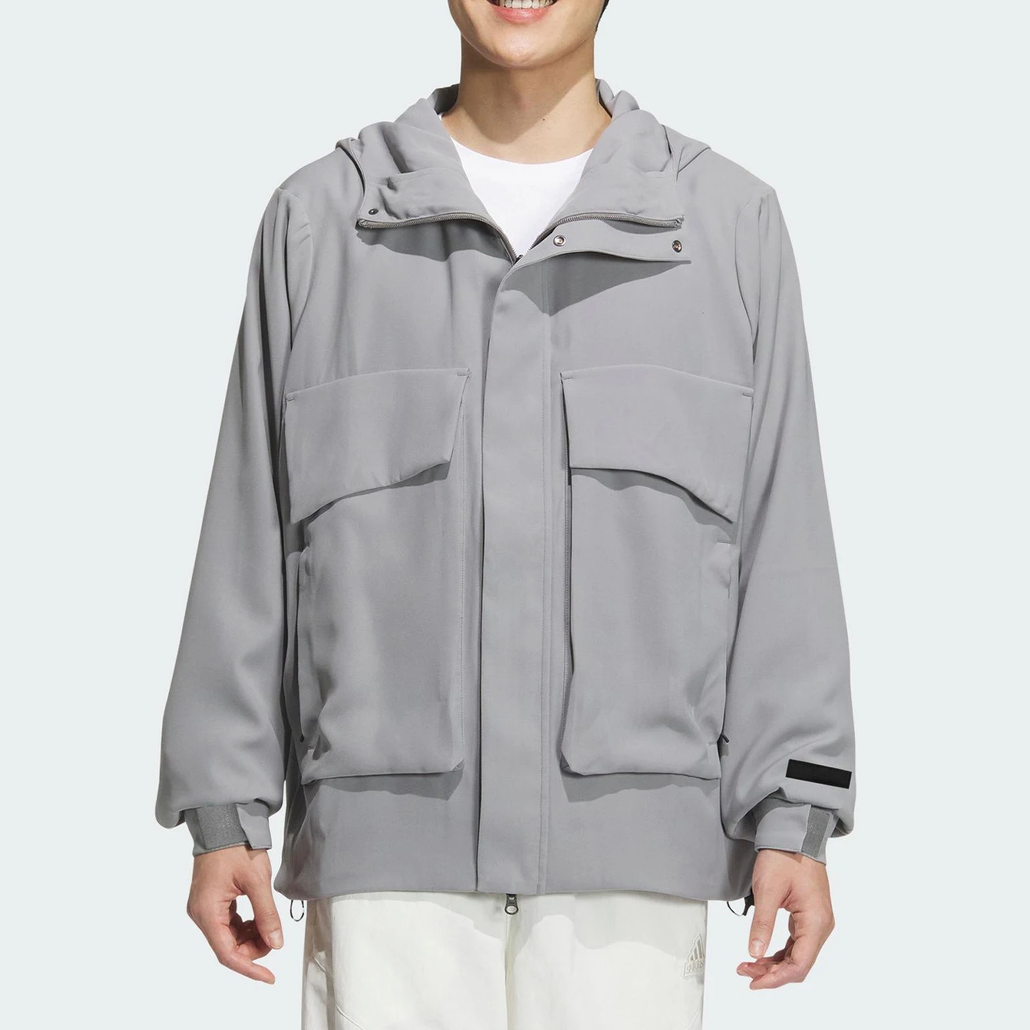 

Adidas Official Genuine 25th Anniversary Spring Men's Hooded Woven Warm Jacket JL9354